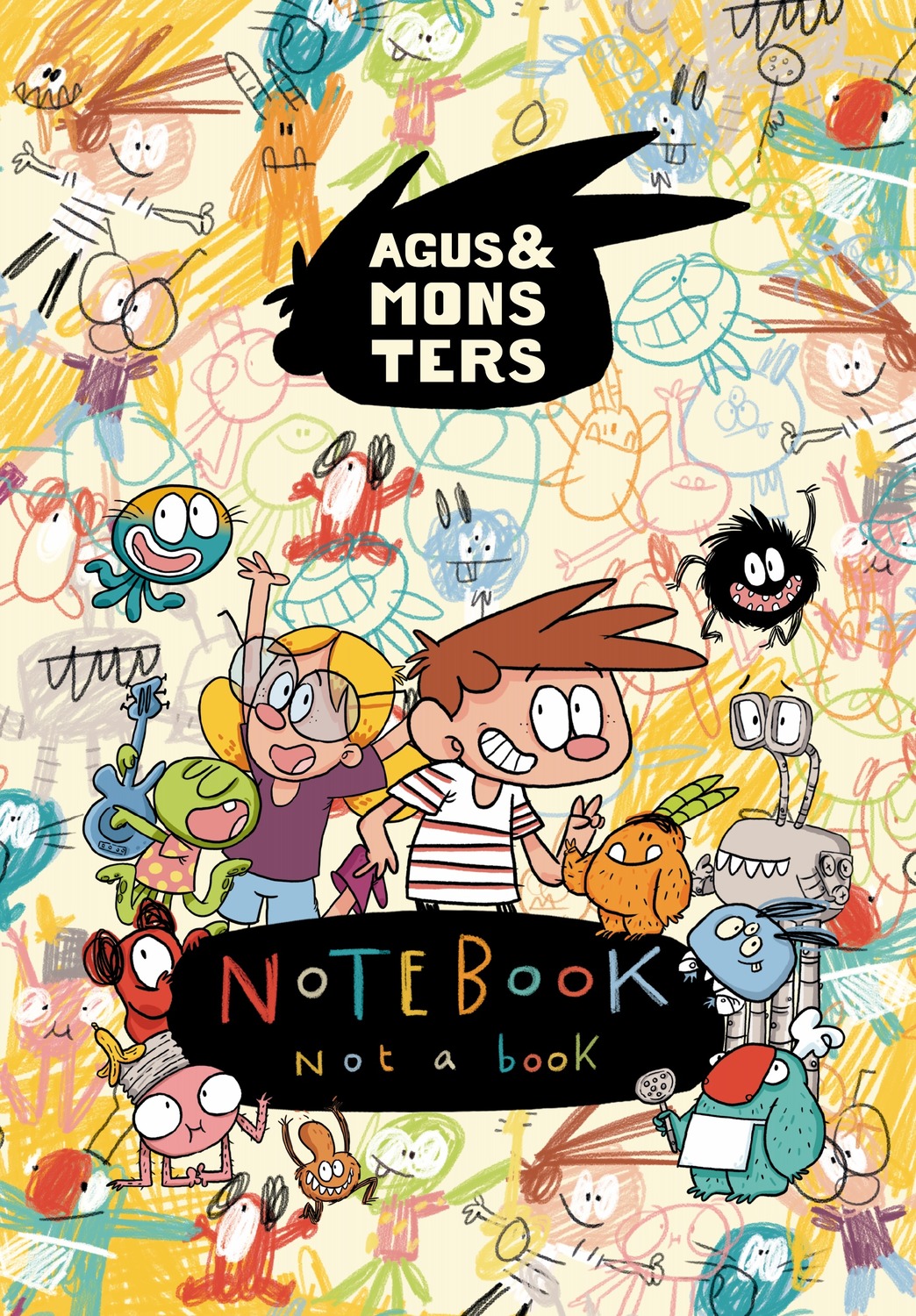 Agus & Monsters. Notebook, not a book: Combel Editorial